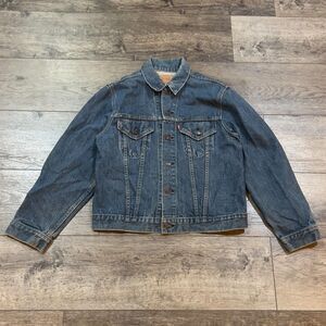 Vintage 70s Levi's Type 3 Jean Jacket Single Stitch Made in USA - Size 44